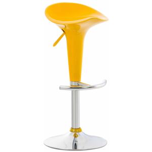 Plastová barová židle Shine Barva Žlutá