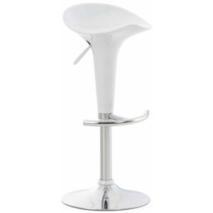 Plastová barová židle Shine Barva Bílá