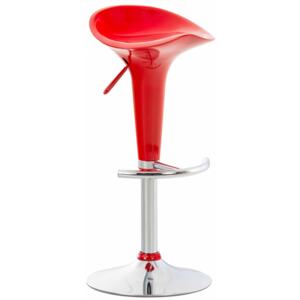 Plastová barová židle Shine Barva Červená