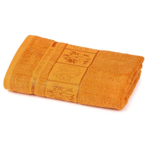 Ručník Bamboo Premium oranžová, 50 x 100 cm