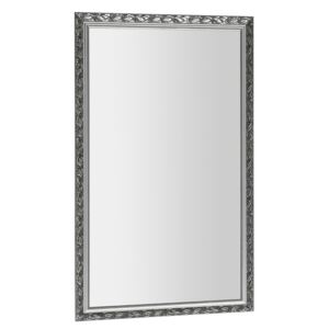 MELISSA zrcadlo v dřevěném rámu 572x972mm, stříbrná