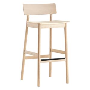 Barová židle "Pause 2.0", 75 cm, 2 varianty - Woud Varianta: dub, světlý lak