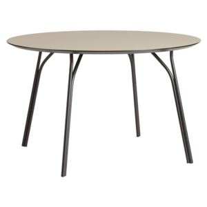 Jídelní stůl "Tree", 120 cm, 3 varianty - Woud Varianta: krémově hnědá, černé hohy