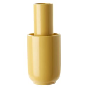 Keramická váza "Amel", malá, 3 varianty - Woud Varianta: hořčicově žlutá