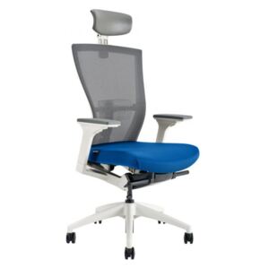 OfficePro Kancelářská židle MERENS WHITE SP, modrá