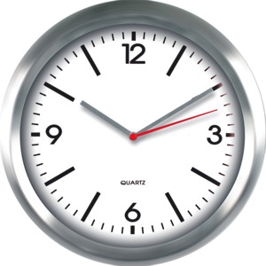 Kovové nástěnné hodiny Jimmi, bílé E01.2484.7000
