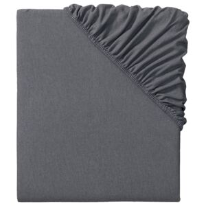 MERADISO® Flanelové napínací prostěradlo, 90–100 x (tmavě šedá)