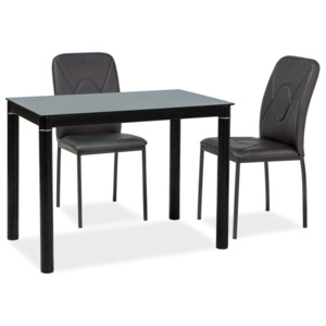 Stůl GALANT černý 100x60, 100 x 60 cm, černá 