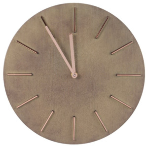 Kaemingk Nástěnné hodiny 30,5x4,2cm, plastové s dřevěným vzhledem