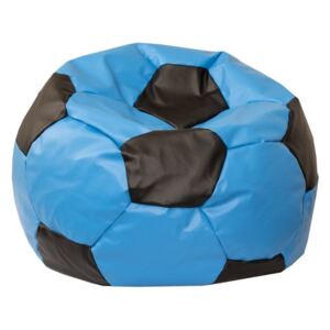 Fotbalový míč XL-sedící vak modrá černá