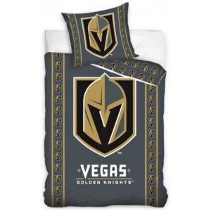 NHL - Hokejové povlečení Vegas Golden Knights - 100% bavlna Refoncé - 70x90 cm x 140x200 cm