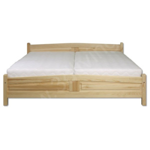 Drewmax Dřevěná postel 120x200 LK104 dub