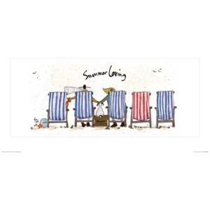 Obraz, Reprodukce - Sam Toft - Summer Loving, (60 x 30 cm)