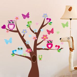 Nástěnná samolepka Tree and Butterflies on Tree