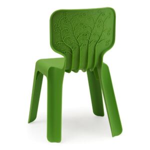 Dětská zelená stohovatelná židle Magis Alma