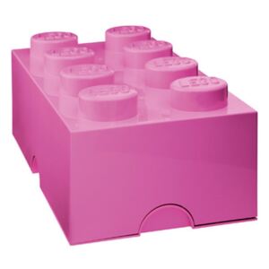 Tmavě růžový úložný box LEGO®