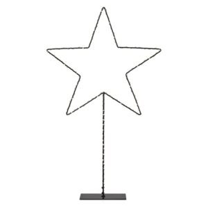 Černá vánoční světelná dekorace Markslöjd Alpha Star