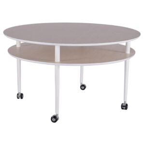 Konferenční stolek na kolečkách RGE Casper, ⌀ 90 cm