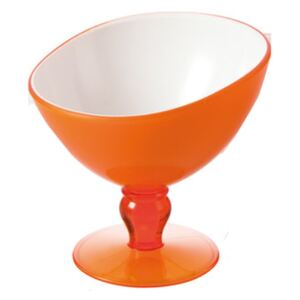 Oranžový pohár na dezert Vialli Design Livio, 180 ml