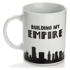 Porcelánový hrnek Sabichi Building My Empire, 325 ml