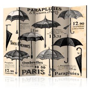 Artgeist Paraván - Vintage Umbrellas II [Room Dividers] 225x172 7-10 dní
