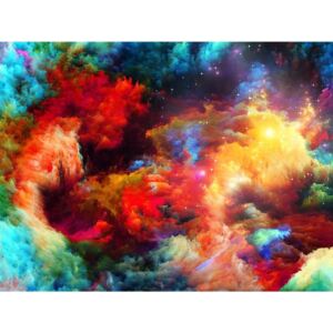 Obraz Homemania Colorful Galaxy, 70 x 100 cm