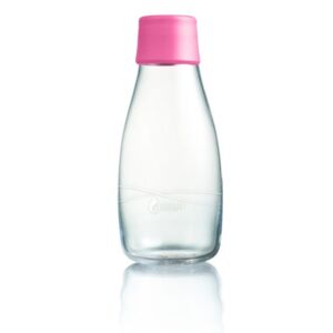 Světlerůžová skleněná lahev ReTap s doživotní zárukou, 300 ml