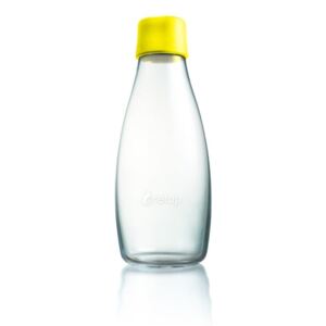 Žlutá skleněná lahev ReTap s doživotní zárukou, 500 ml