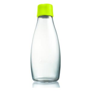 Limetková skleněná lahev ReTap s doživotní zárukou, 500 ml