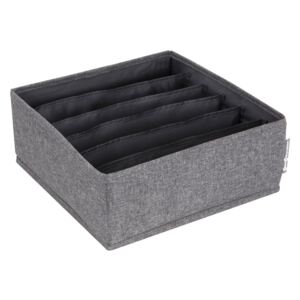 Šedý organizér do zásuvky s přihrádkami Bigso Box of Sweden Drawer, 29 x 11 cm