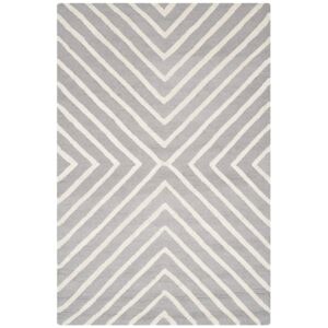 Vlněný koberec Prita 121x182 cm, šedý