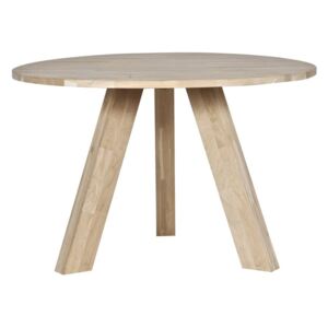 Jídelní stůl z dubového dřeva WOOOD Rhonda, Ø 129 cm