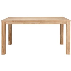 Dřevěný jídelní stůl WOOOD Largo Untreated, 180x85 cm