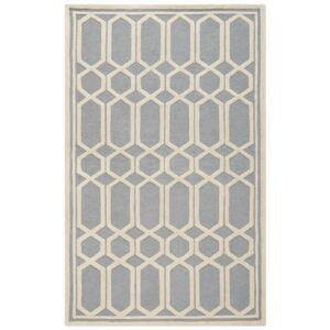 Vlněný koberec Safavieh Olivia, 121x182 cm, šedý