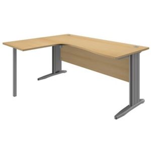Kancelářský stůl System, 160 x 140 x 73 cm, levé provedení, dezén buk