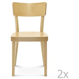 Sada 2 dřevěných židlí Fameg Lone