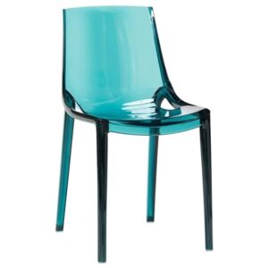 Jídelní židle Hübsch Spot, transparentní zelená