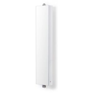 Bílá koupelnová skříňka se zrcadlem Wireworks Domain, výška 110 cm