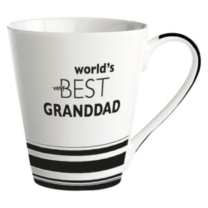 Porcelánový hrnek KJ Collection World’s Best Granddad, 300 ml