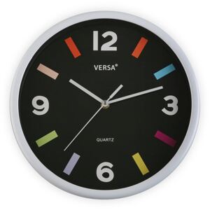 Bílé nástěnné hodiny Versa Moderna