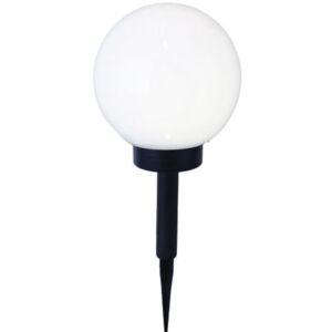 Zahradní solární LED světlo Best Season Globe Stick, průměr 20 cm