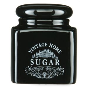 Černá dóza na cukr Premier Housewares Vintage Home