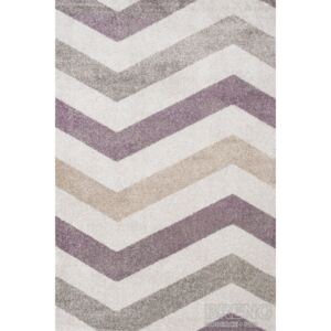 Moderní kusový koberec Mondo A3WLW | fialový Typ: 70x140 cm