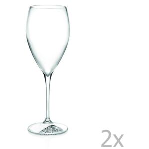 Sada 2 sklenic na víno RCR Cristalleria Italiana Micheline, 330 ml