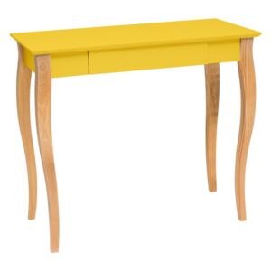 Žlutý psací stůl Ragaba Lillo, délka 85 cm