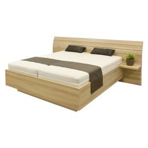 Ahorn Salina dvoulůžková postel - 200x160cm/akát