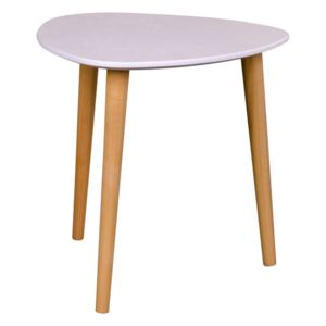 Bílý odkládací stolek House Nordic Genova, výška 39,5 cm