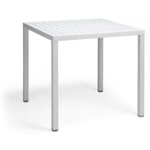NARDI Plastový stůl CUBE Odstín: Bianco, Rozměr: 80x80