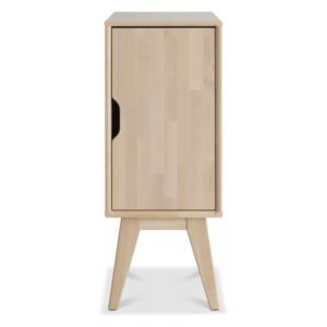 Ručně vyráběný noční stolek z masivního březového dřeva Kiteen Kolo