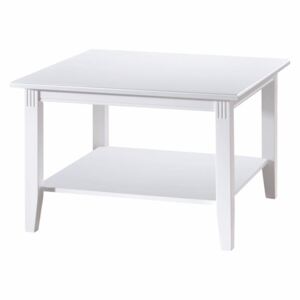 Bílý konferenční stolek Rowico Wittskar, 80 x 80 cm